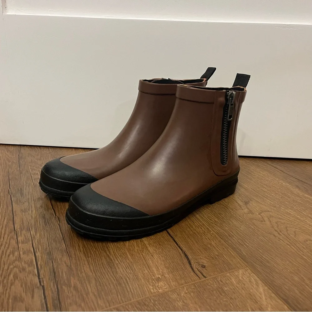 Madewell Brown and Black Winter Boots - Picture 9 of 10